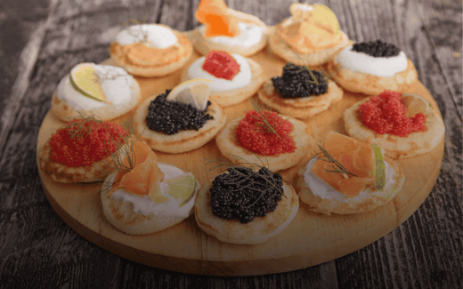 Golden Kaluga Caviar: A Gourmet Delicacy