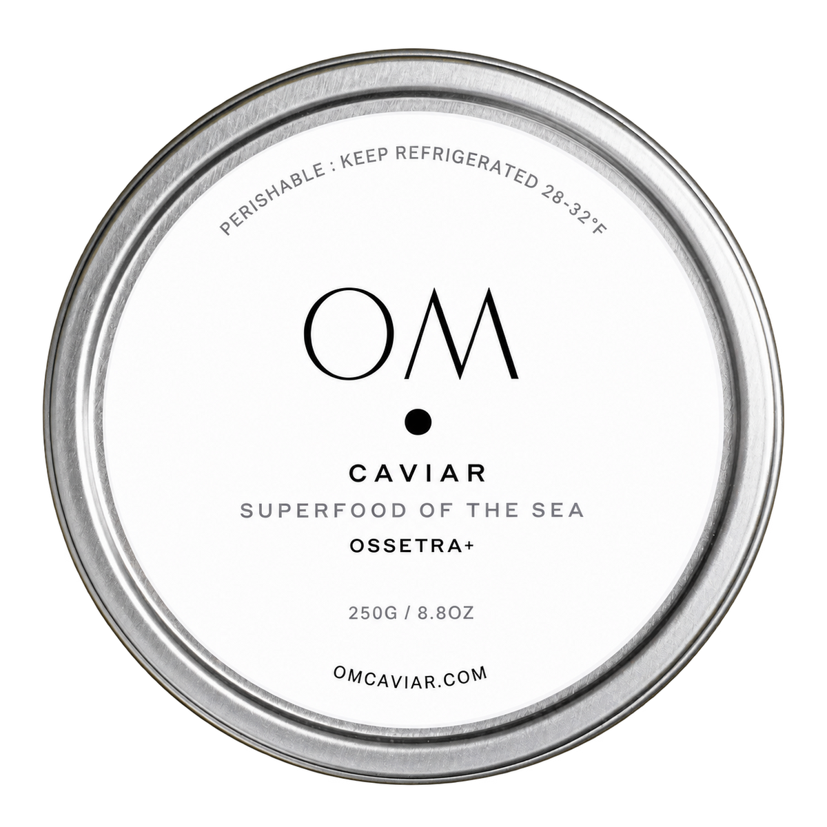 OM Caviar tin