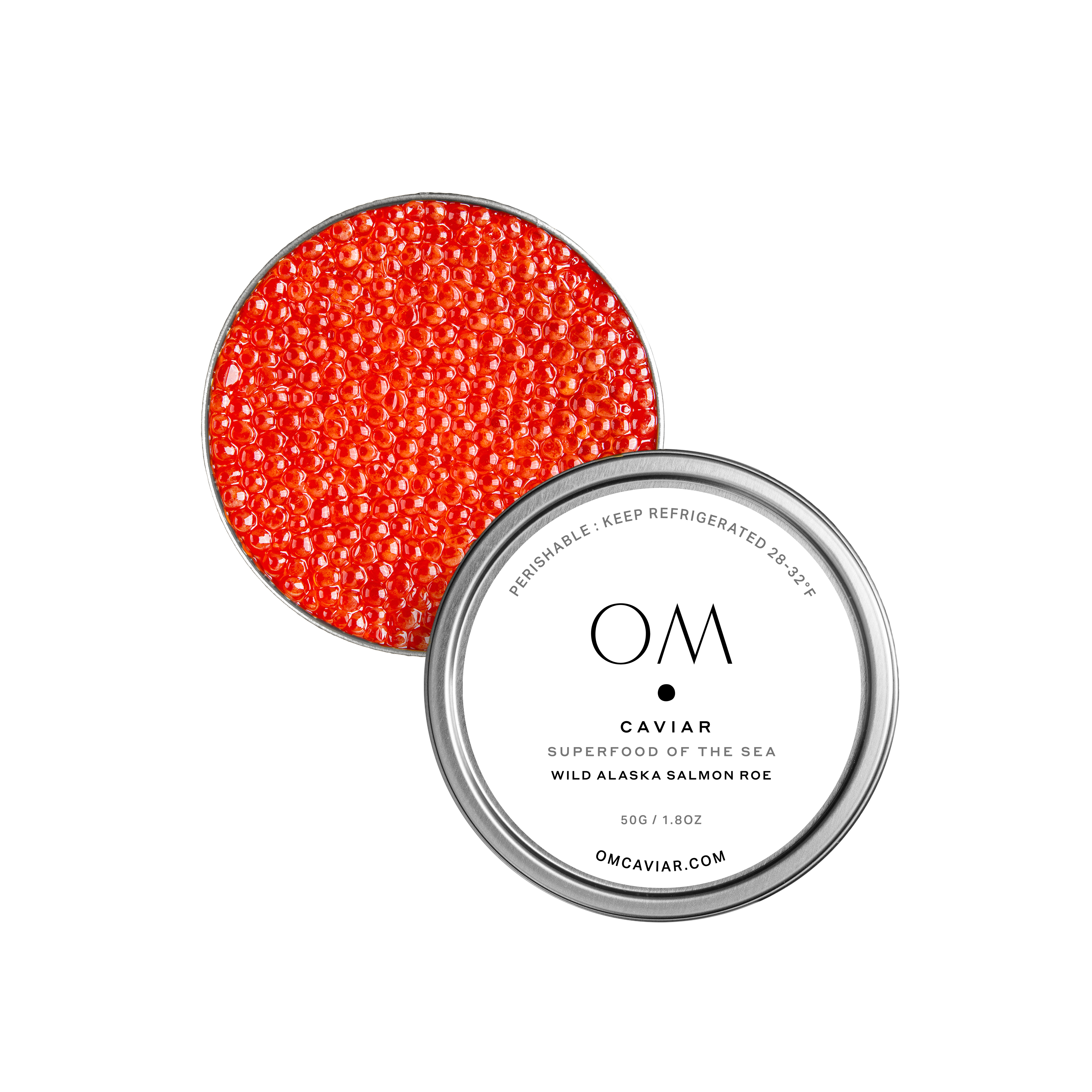 OM Wild Alaska Salmon Roe - Omcaviar Roe (Image 1)