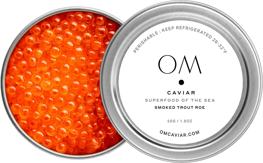50g Fish Roe Smoked Trout Roe Caviar | Premium Trout Caviar – OM