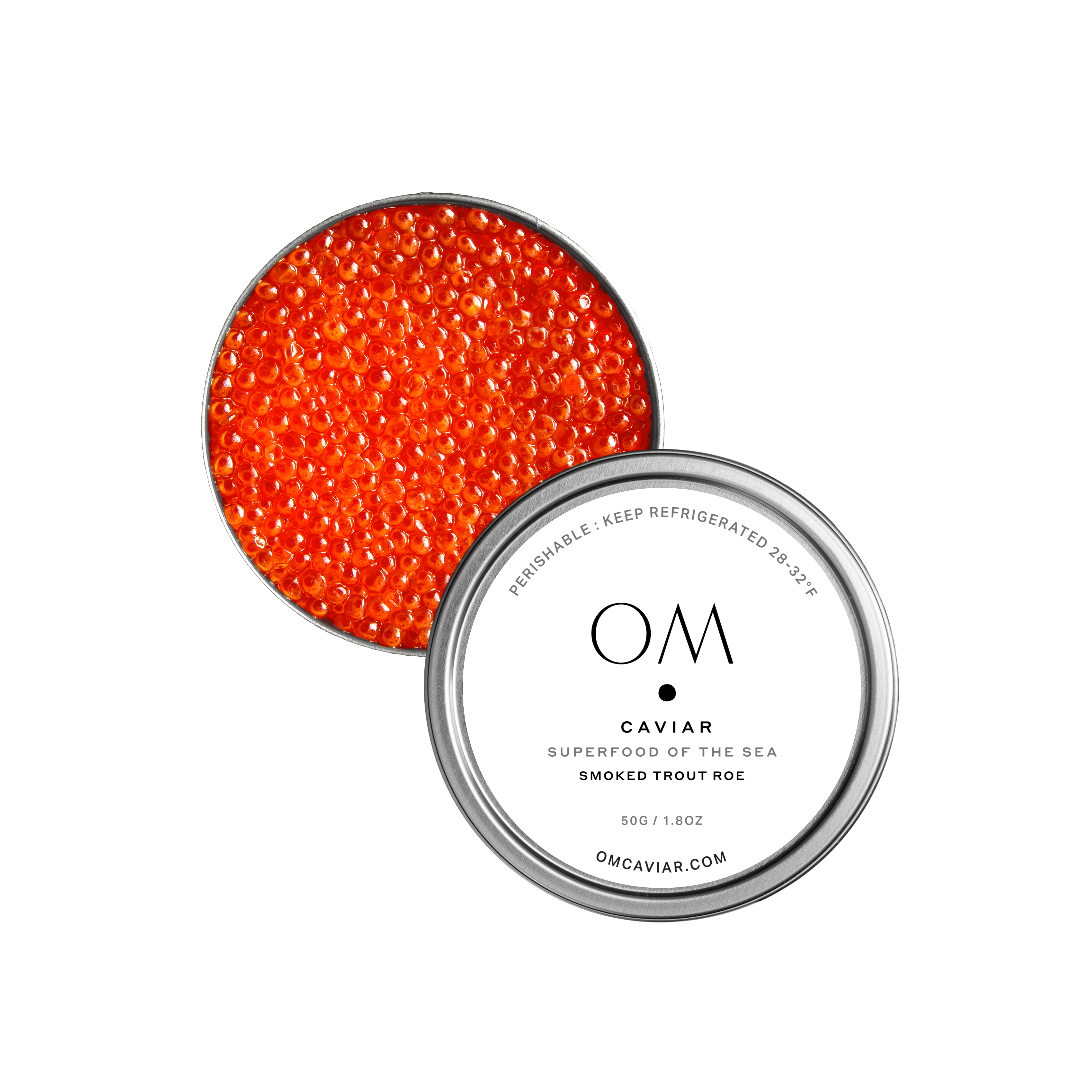 OM Smoked Trout Roe - Omcaviar Roe (Image 1)