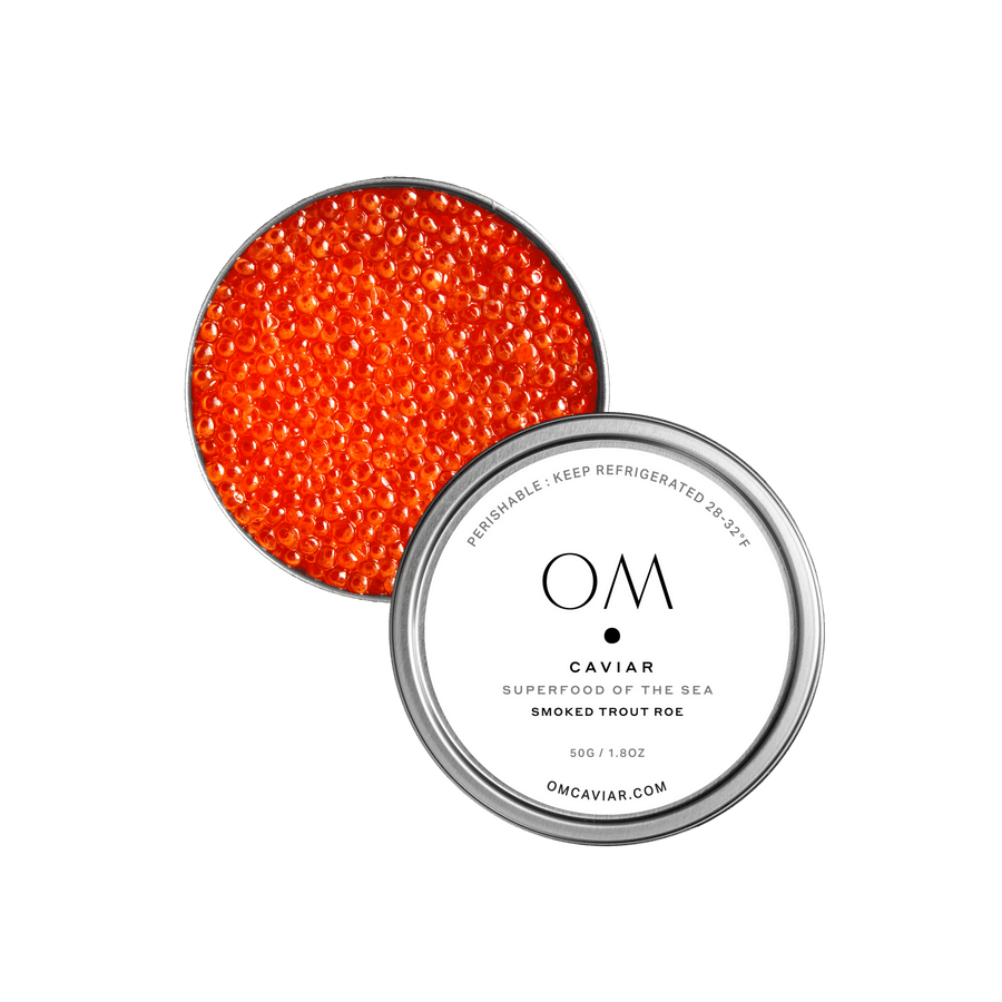 50g Fish Roe Smoked Trout Roe Caviar | Premium Trout Caviar – OM