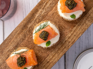 Blini with caviar