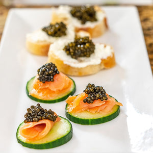 Caviar served on a spoon
