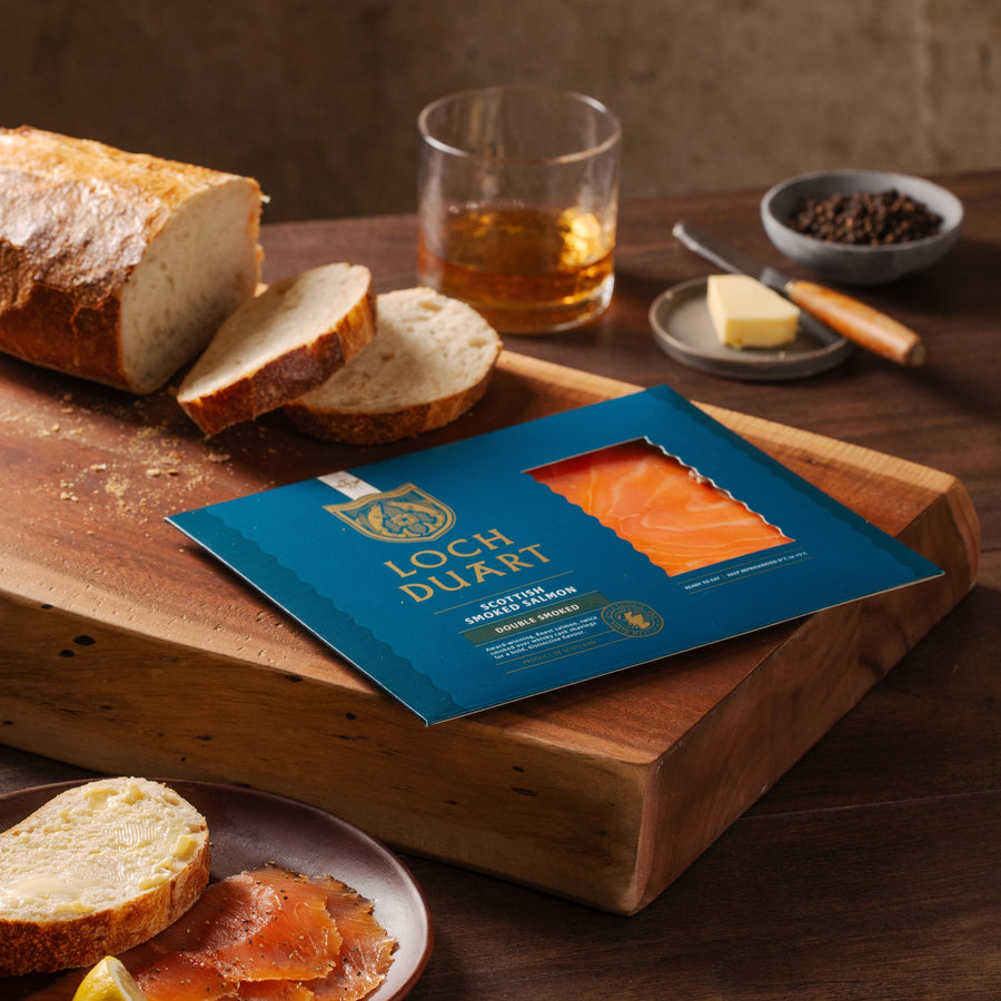 Buy Loch Duart Double Smoked Salmon | OM Caviar