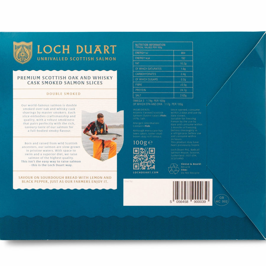 Buy Loch Duart Double Smoked Salmon | OM Caviar